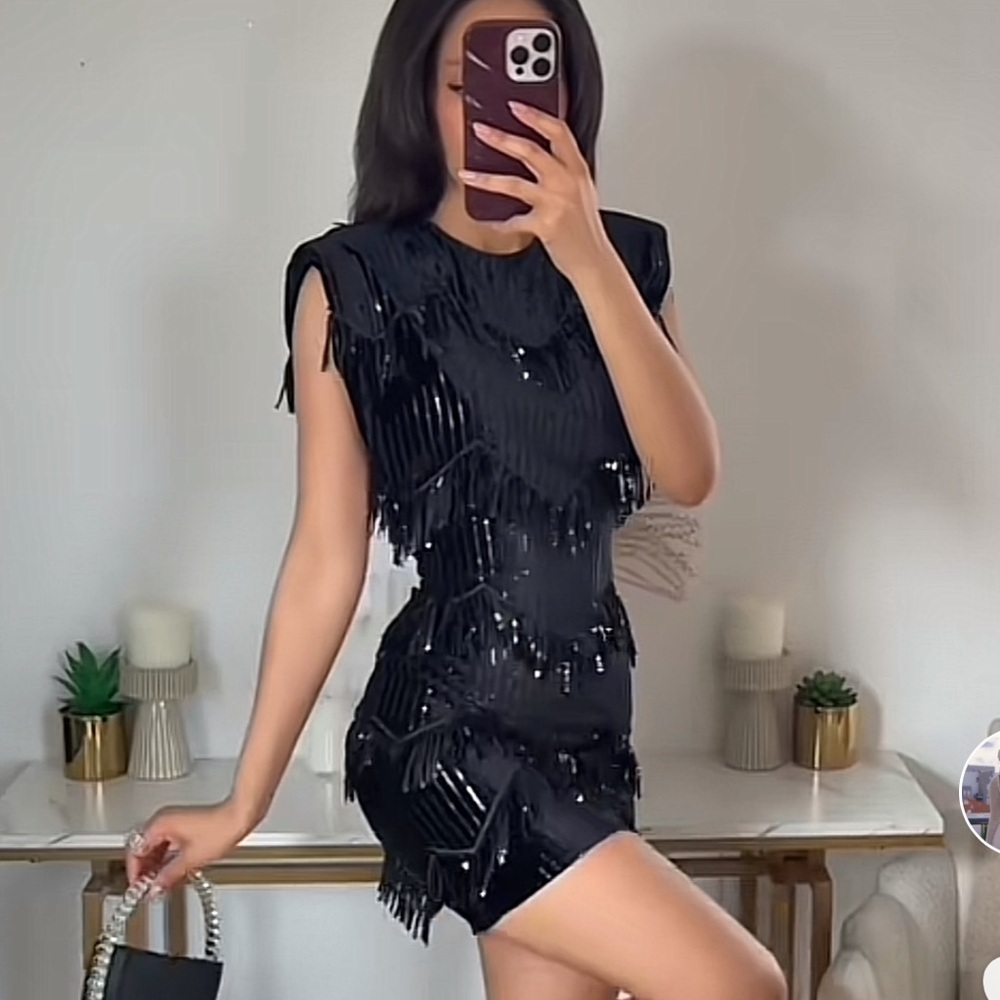 NWT ZARA  FRINGED Sequin Dress size XS AND S
🚨FIRM PRICE NO DISCOUNT - Picture 3 of 15